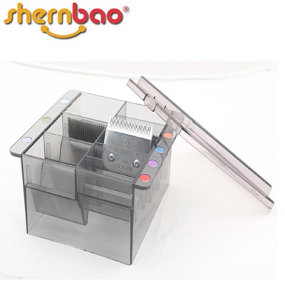 Shernbao BB-101/102/103 Acrylic Black Pet Grooming clipper Blade Rack dog grooming tool box